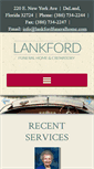 Mobile Screenshot of lankfordfuneralhome.com