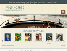 Tablet Screenshot of lankfordfuneralhome.com